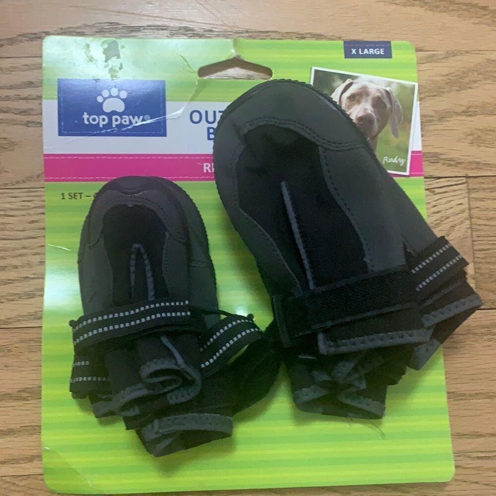 NWT TOP PAW OUTDOOR NON SKID RUBBER RAIN/SNOW BOOTS REFLECTIVE‎